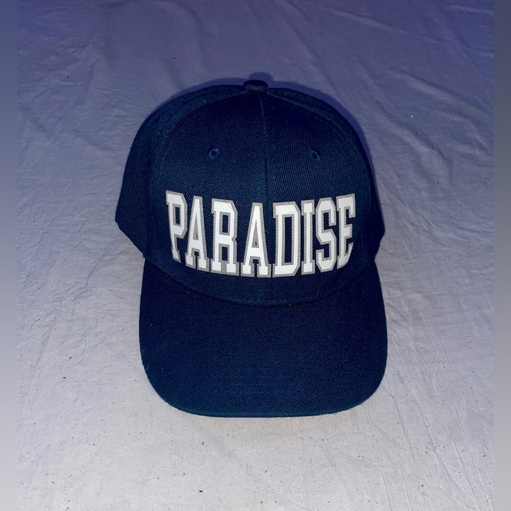 dark blue hat